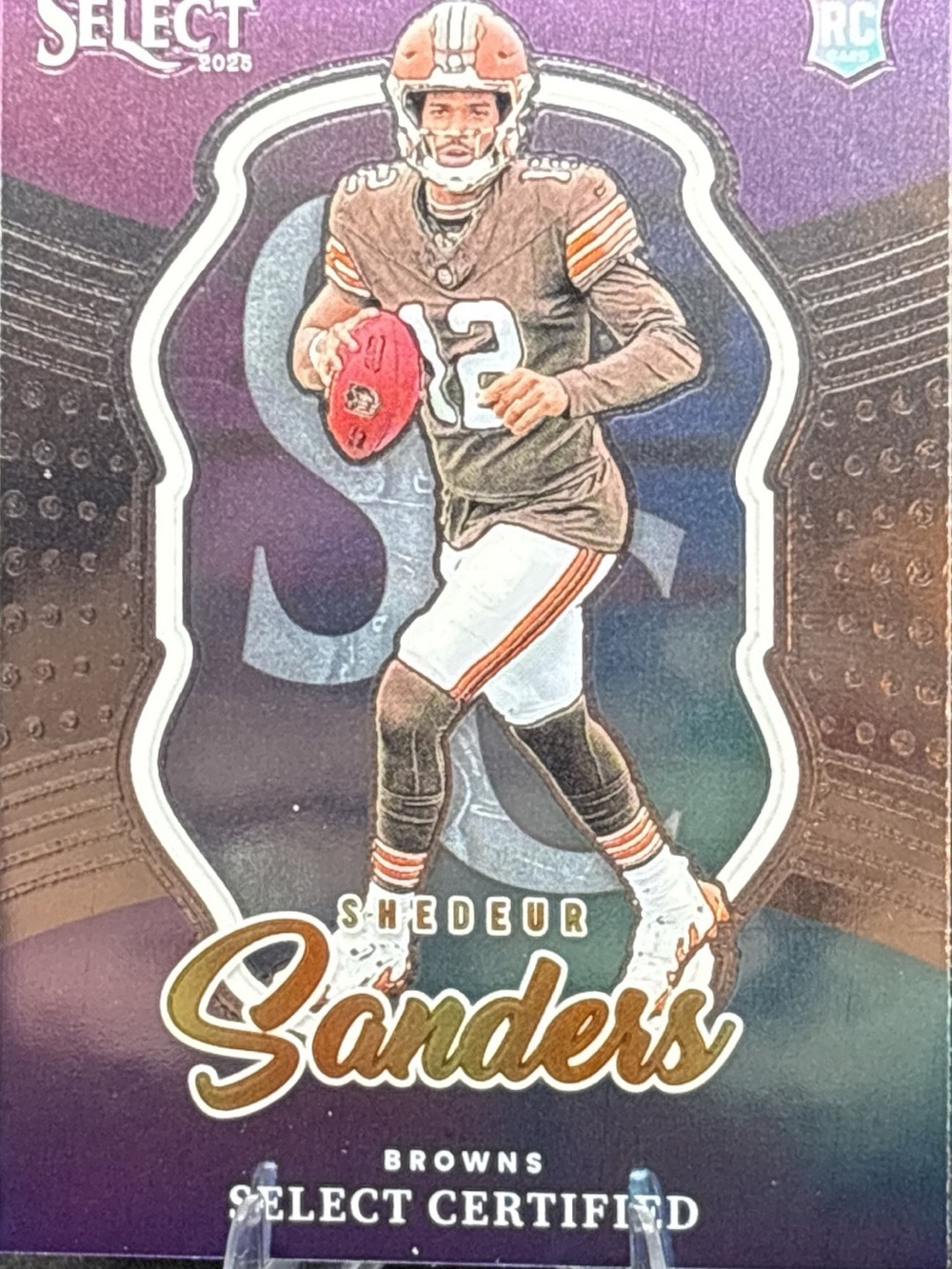 Panini Select Shedeur Sanders Certified Rookie Football Card